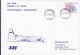 Norway SAS First Fokker F-27 Flight KRISTIANSAND-COPENHAGEN, KRISTIANSAND 1984 Cover Brief KØBENHAVN LUFTHAVN (Arr.) - Lettres & Documents