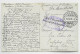 HELVETIA SUISSE MONTANA VERMALA VALAIS CARTE CHAMONIX MENTION CORRESPONDANCE INTERNE VIA NEUCHATEL 1918 + CENSURE 160 - Oblitérations
