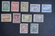 (G) Newfoundland Canada - 1910 Group Of 11 Guy Issue Stamps (MH) - 1908-1947