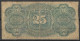 Usa U.s.a. UNITED STATES OF AMERICA  1874 US Fractional Currency  25c Fourth Issue George Washington - 1874-1875 : 5° Emission