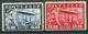 SOVIET UNION 1930 Zeppelin Visit Perforated 10½ LHM / *.  Michel 390-91B - Unused Stamps