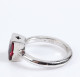 Delcampe - Ring 925 Silver With Red Garnet 2.88 Carat - Ringe