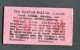 Ticket De Train Ouvrier Royaume-Uni Années 20 "The Harton Coal Company - Marsden To Shields" Edmondson Workman's Ticket - Europa