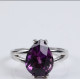 Ring Sterling Silver Ring With Amethyst - Ringe