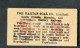 Ticket De Train Ouvrier Royaume-Uni Années 20 "The Harton Coal Company - Marsden To Shields" Edmondson Workman's Ticket - Europe