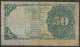 1869 Usa U.s.a. UNITED STATES OF AMERICA  50 Cent Fourth Issue Fractional Currency Note Green Seal FR#1379 - 1874-1875 : 5 Uitgift