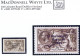 Ireland 1927-28 Wide Date Saorstát 3-line Overprint On 2/6d Brown, Fresh Mint, Lightly Hinged - Unused Stamps