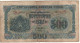 BULGARIA   500  Leva  P71a     Dated  1945 - Bulgaria