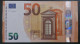 50 EURO S053B1 Italy Serie SM Ch 01 Lagarde Perfect UNC - 50 Euro