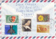 Israel-08/1988 - Anne Frank, Birds, Fruits, Flowers, Sport - Letter Air Mail Israel/Bulgaria ( 2 Scan) - Brieven En Documenten