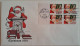 1991..USA.. FDC WITH STAMPS AND POSTMARKS..Christmas Stamps - (29 Cents) - 1991-2000