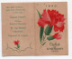 Toulouse (31) Carte Parfumée-calendrier 1940 Coiffeur GASTON PICOT   . Oeillet De CHERAMY  (PPP46238) - Vintage (until 1960)