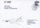 China Chine SAS First DC-10 Flight BEIJING-COPENHAGEN 1988 Cover Brief KØBENHAVBN LUFTHAVN (Arr.) - Airmail