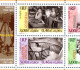 VARIETE BC N 3268 ** 5 TIMBRES SUR 6 RE ENTRY SUR FACIALE  - RF  - LA POSTE 1999 - ULTRA VISIBLE - COTE 1100 EUROS - Unused Stamps