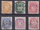 NO006B – NORWAY – 1893-1908 – POST HORN Perfs 13½ X 12 ½ – SC # 49a-57a USED 95 € - Oblitérés