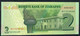 ZIMBABWE P99b 2 DOLLARS 2016 NEW SERIAL NUMBER  #BE Signature 6    UNC. - Simbabwe