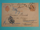 DI 5 ESPANA CARTE ENTIER  1907 MALAGA  A  HAMBURG  ALEMANIA   ++AFF. INTERESSANT++++ - 1850-1931