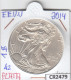 CR2479 MONEDA EEUU 1 DÓLAR 2014 PLATA - Autres – Amérique