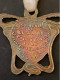 Albert Et Princesse Elisabeth 1900 Médaille Pendentif Argent Plata Medalla ART NOUVEAU - Adel