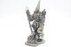 Delcampe - Myth & Magic Tudor Mint : Job Lot Of 4 ( ROOK , KING , BISHOP , THE FIRE WIZZARD ) , Pewter  H=35-50mm, - Small Figures