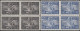 393 - Vaticano 1948 - Arcangelo E Tobiolo In Blocchi Da Quattro N. 16/17. Cert. Storico A. Diena. Cat. € 3000,00..MNH - Airmail