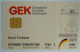 GERMANY - Chip - GEK - G&D 01/94 - Smart Card Demo - Altri & Non Classificati
