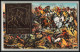 56635 N°276 A Manama 1970 Waterloo 1815 Fin De La Bataille De Ligny Napoléon Bonaparte OR Gold Stamps Carte Maximum - Napoleón