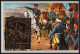 56653 N°276 A Manama Napoléon Maréchal Blucher à La Bataille De Waterloo 1815 Bonaparte OR Gold Stamps Carte Maximum - Napoleon