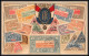 56819 N°9 Vue De Djibouti 1908 Cote Francaise Des Somalis Carte Maximum (card) Timbres Gaufrée Embossée - Briefe U. Dokumente