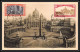 57008 N°166 Basilique San Pietro église Church Anno Santo 1925 Italia Italie Carte Maximum édition Scrocchi 1932 - Maximumkaarten