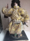 Delcampe - Statuette Ancienne Samourai En Habit De Soie Hauteur 34 Cm - Arte Asiatica