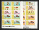 099c - Ajman MNH ** N° 189 / 196 A Jeux Olympiques (summer Olympic Games) Mexico 68 Jumping Bloc 4 Football Soccer - Ajman