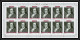 364 Fujeira MNH ** Mi N° 485 / 494 A Personalities From American History Space Kennedy Armstrong Lincoln Feuilles Sheets - Onafhankelijkheid USA