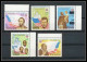 371j - Yemen Kingdom MNH ** Mi N° 585 / 589 A + Bloc N° 130 /132 Kennedy Luther King Lincol Liberty Statue  - Kennedy (John F.)