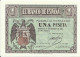 ESPAÑA, BILLETE  DE 1 PESETA, AÑO 1938   SC - 1-2 Pesetas