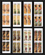 438b Ras Al Khaima MNH ** Mi N° 426 / 433 B Osaka Expo 70 Tableaux Japanese Paintings Non Dentelé (Imperf) Bloc 4 - 1970 – Osaka (Japon)