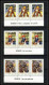 474c Ajman MNH ** N° 209 / 214 A Tableau (tableaux Painting) Terbrugghen Renoir France Bande De 3 Avec Titre  - Impresionismo