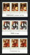 474c Ajman MNH ** N° 209 / 214 A Tableau (tableaux Painting) Terbrugghen Renoir France Bande De 3 Avec Titre  - Impresionismo