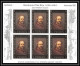 Delcampe - 485 - Yemen Kingdom MNH ** N° 278 / 283 B OR (gold) Rembrandt Feuilles Sheets Tableaux Paintings Non Dentelé Imperf - Rembrandt