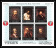 487c Yemen Kingdom MNH ** Les 4 Blocs N° 37 A B Complet OR (gold Stamps) Tableau (tableaux Painting) Rembrandt - Rembrandt