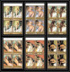 506f Fujeira MNH ** N° 1265 / 1270 B Tableau (tableaux Painting) Nus Nude Degas France Non Dentelé (Imperf) Bloc 4 - Impressionisme