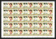 589c Nukufetau Tuvalu MNH ** 1985 Mi 23-30 Sc 20 / 23 Bloc 4 Cricket Set Overprint Specimen Proof Feuilles (sheets) - Tuvalu