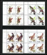 653b Sharjah - MNH ** Mi N° 1036 / 1040 A Oiseaux (bird Birds Oiseau) Grouse Pigeon Least Bittern Tree Sparrow Bloc 4 - Palomas, Tórtolas