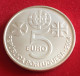 PORTUGAL 5 Euro Argent/Silver "Couvent Du Christ à Tomar" 2004 UNC - Portugal