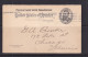 USA 1901 PS Card Grant Sc UY1 Brilliant Gold Mining Co 15913 - 1901-20