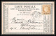 1309 Carte Postale (postcard) Précurseur N°55 GC 1053 Clermont-Ferrand 22/06/1875 Cères Pour Yssingeaux - Cartes Précurseurs