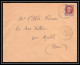 6125/ France Lettre (cover) N°517 Pétain 1943 L'horme Loire Pour Miribel AIN (abbé Thomas) - 1941-42 Pétain