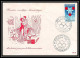 6514/ France Lettre Illustrée N°1520 Jeux Olympiques Olympic Games Grenoble 68 Enveloppe Humoristique Telecommunications - Inverno1968: Grenoble