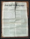 6670/ France Timbre Pour Journaux Sur Journal Complet L'écho Des Vallées 1870 Newspaper N°9 Ttb - Journaux