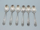 -6 PETITES CUILLERES METAL Argenté Style Louis XV Poinçon CAILAR BAYARD  E - Silverware